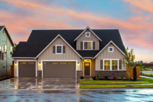 a house’s exterior