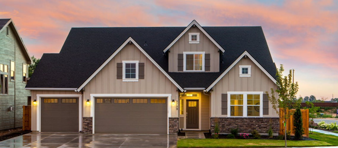 a house’s exterior